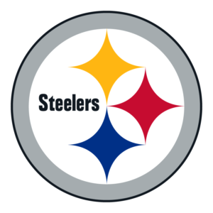 Pittsburgh Steelers football team PNG logo design.