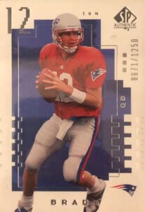 2000 SP Authentic Rookie Card Tom Brady