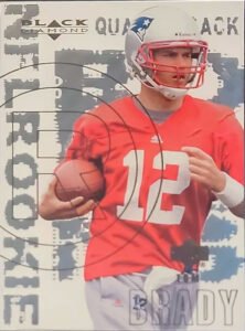 2000 Upper Deck Black Diamond Tom Brady Card