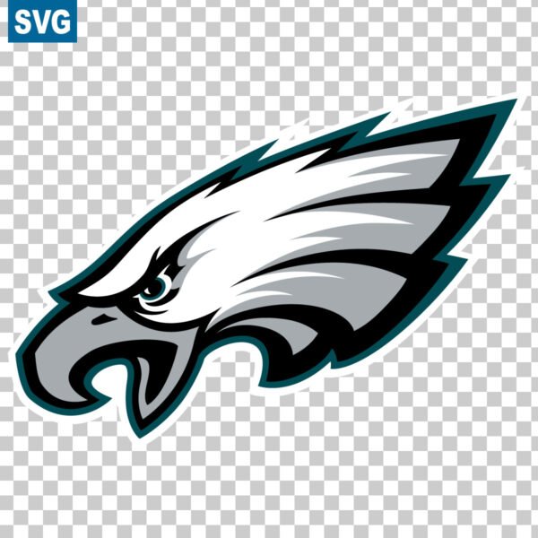 Philadelphia Eagles Logo With White Border SVG Vector Download