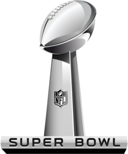 Super Bowl logo in PNG format. Transparent background