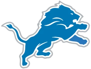 Detroit Lions (DET) logo, The Charging Lion emblem, icon
