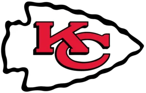 Kansas City Chiefs (KC) logo, The Arrowhead emblem, icon and symbol
