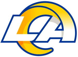 Los Angeles Rams (LAR) logo, Modern Ram Head emblem, symbol and icon