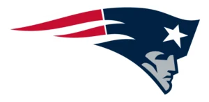 New England Patriots (NE) logo, Flying Elvis emblem, symbol and icon