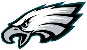 Philadelphia Eagles (PHI) logo, Eagle Head emblem, symbol and icon