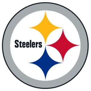 Pittsburgh Steelers (PIT) logo, Steelmark emblem, symbol and icon