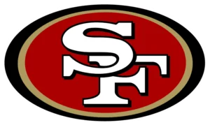 San Francisco 49ers (SF) logo, SF Oval emblem, symbol and icon