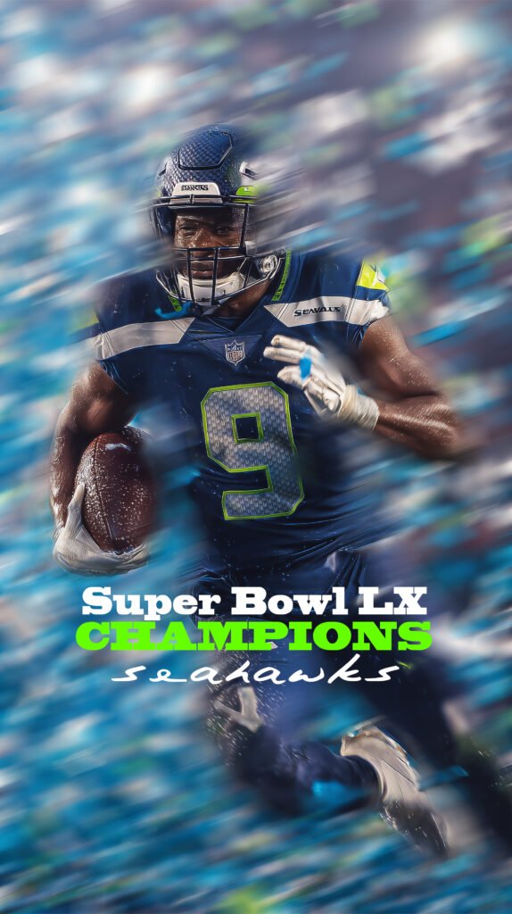 Kenneth Walker III Super Bowl LX MVP 4K Mobile Background (Wallpaper)