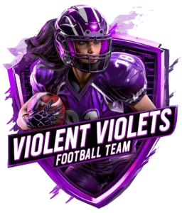 3D Fantasy Football Team Logo - Violent Violets Football Teams for Free Download