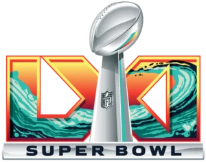 Super Bowl 61 Logo SVG - download. Super Bowl LXI Color logo vector (2027), transparent background.
